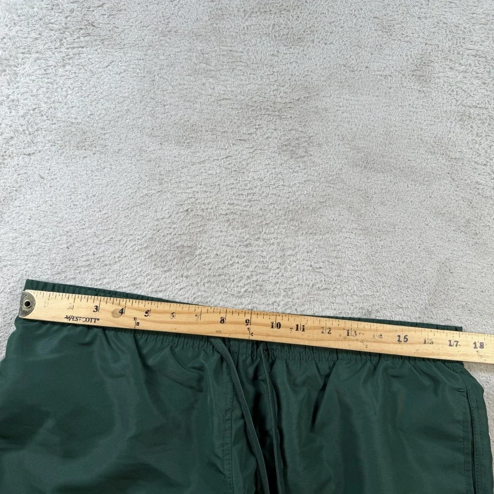 Bather Shorts Mens Large Green Swim Trunks Lined Beach Surf Summer Performance